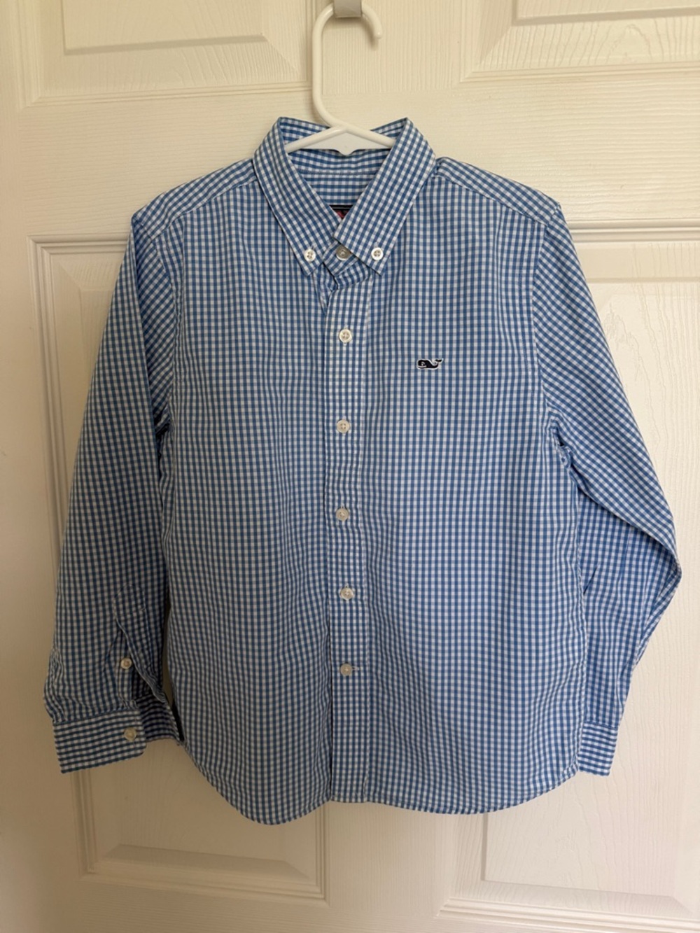 Vineyard Vines Blue Gingham Button-Down Shirt